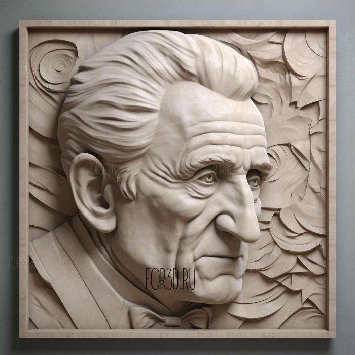Houdini series 2 stl model for CNC